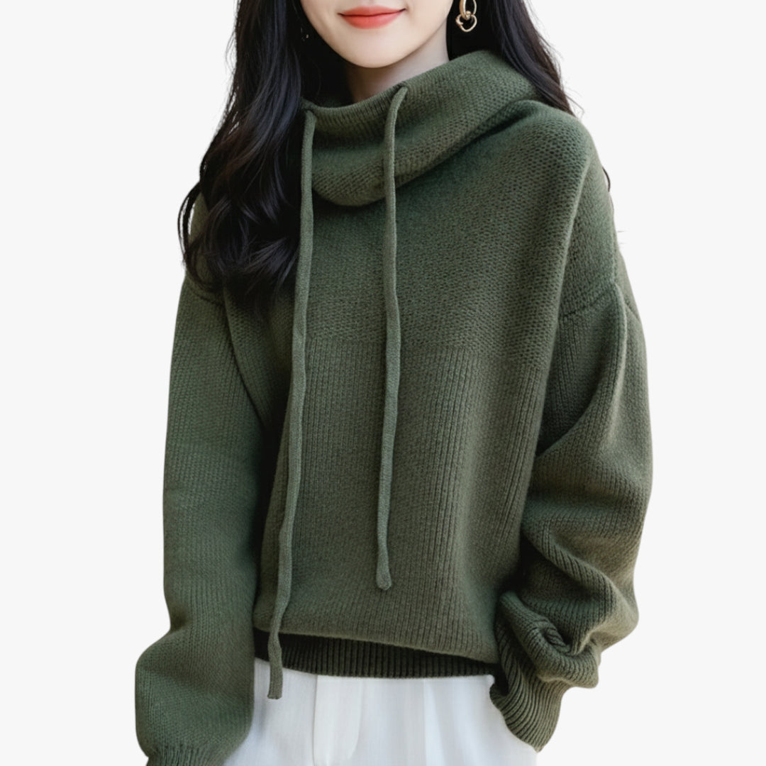 Women's Knitted Hoodie | Oversized