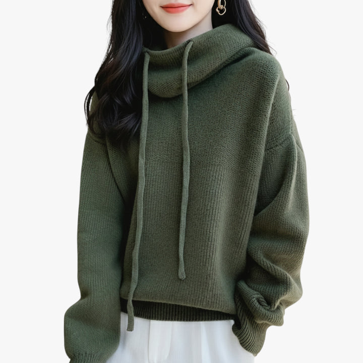 Women's Knitted Hoodie | Oversized