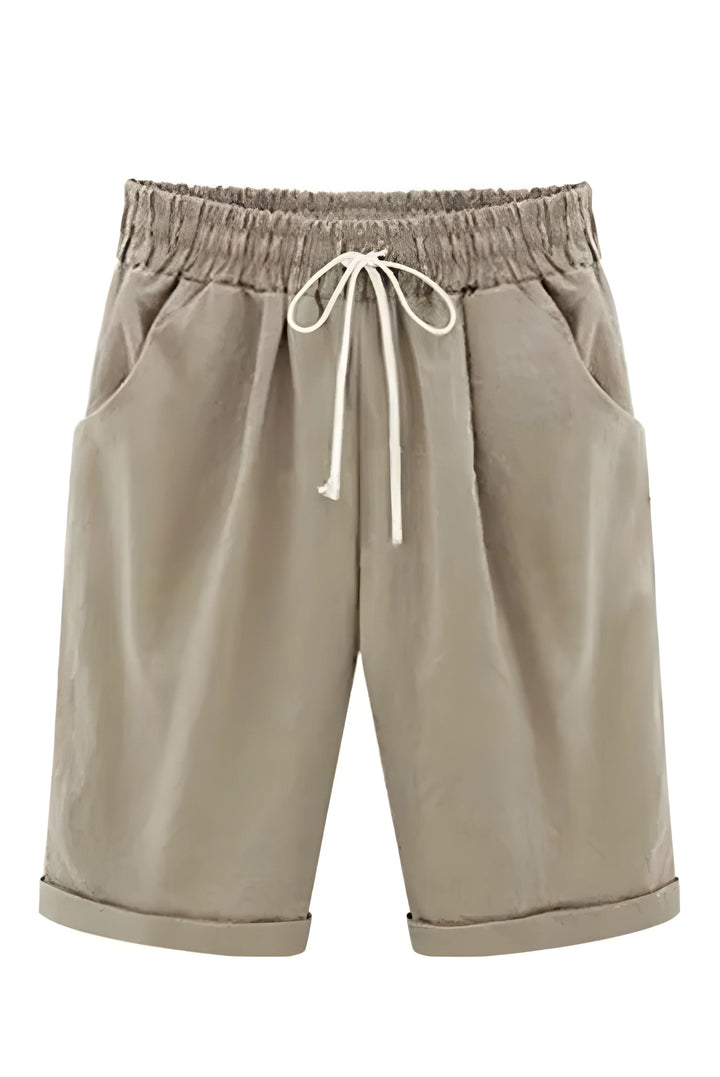 Women's Bermuda Long Shorts with Pockets