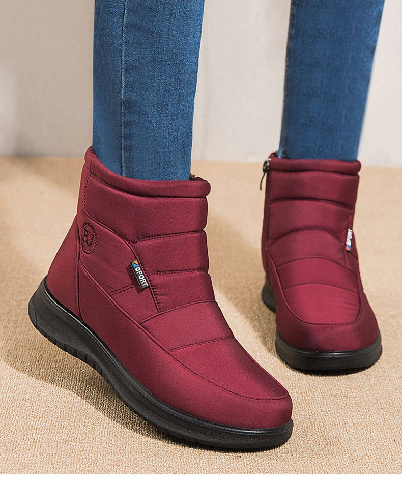 Louise- Bottines d'hiver confortables et chaudes pour femmes