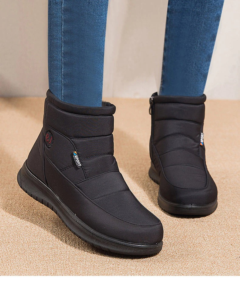 Louise- Bottines d'hiver confortables et chaudes pour femmes