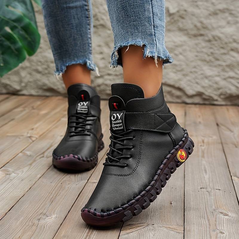 OY- Bottines chaudes et antidérapantes pour femmes