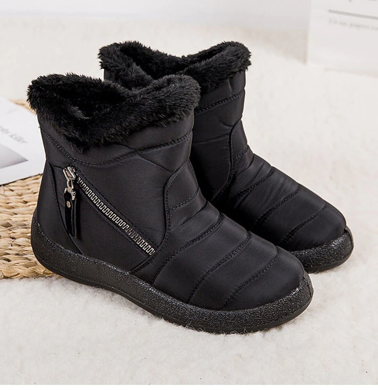 Ambre- Bottines de neige imperméables et chaudes pour femmes