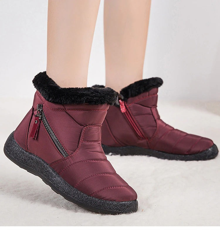 Ambre- Bottines de neige imperméables et chaudes pour femmes