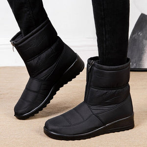 Céline- BOTTINES DE NEIGE EN PELUCHE Chaud et IMPERMÉABLES